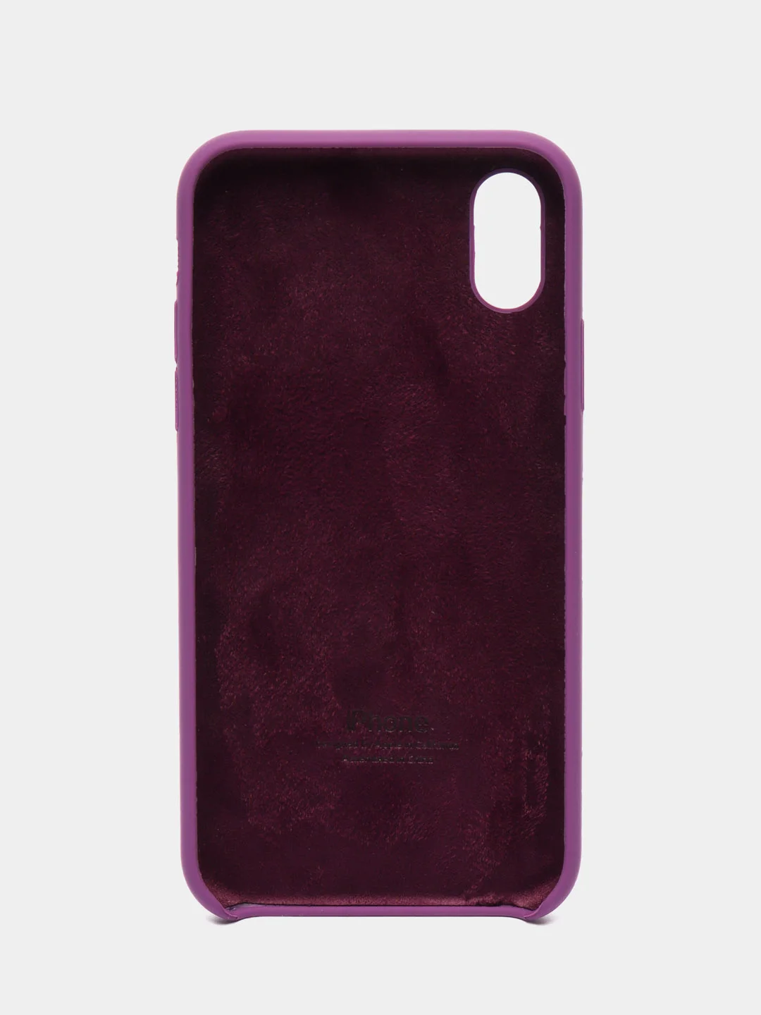 Пурпурный чехол Silicone Case для iPhone X/XS