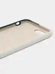 Белый чехол Silicone Case для iPhone 7 Plus/8 Plus, с полосами