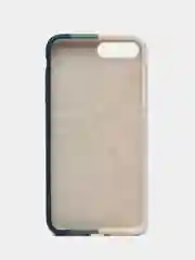 Белый чехол Silicone Case для iPhone 7 Plus/8 Plus, с полосами