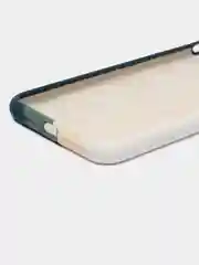 Белый чехол Silicone Case для iPhone 7 Plus/8 Plus, с полосами