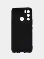 Оранжевый силиконовый чехол для Infinix HOT 12i, с принтом, с рисунком (Инфиникс Хот 12 ай)