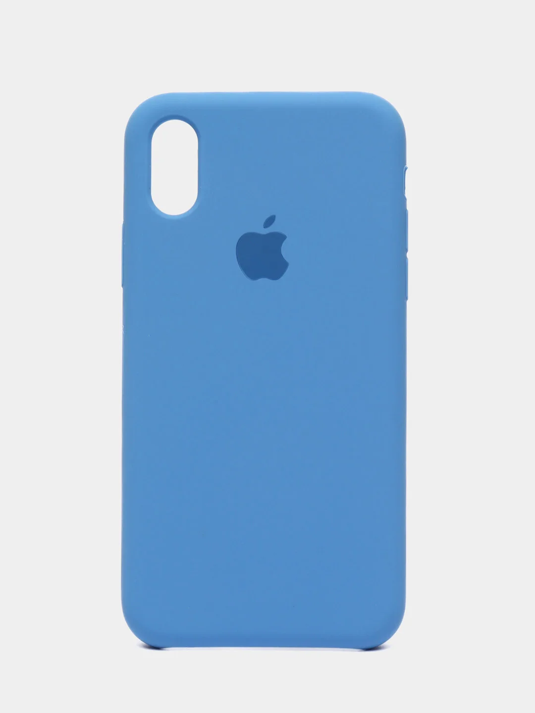 Синий чехол Silicone Case для iPhone X/XS