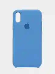 Синий чехол Silicone Case для iPhone X/XS