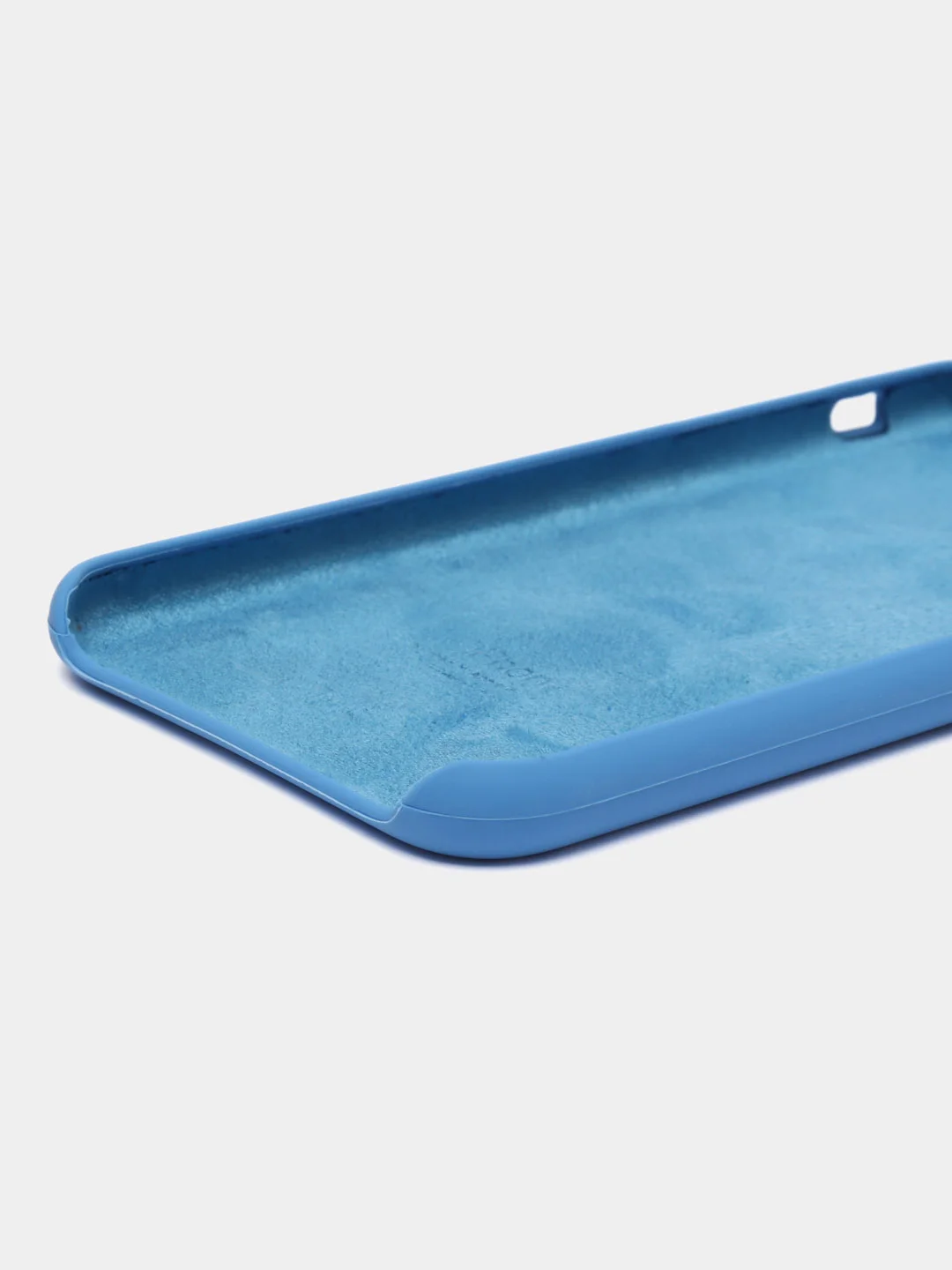 Синий чехол Silicone Case для iPhone X/XS