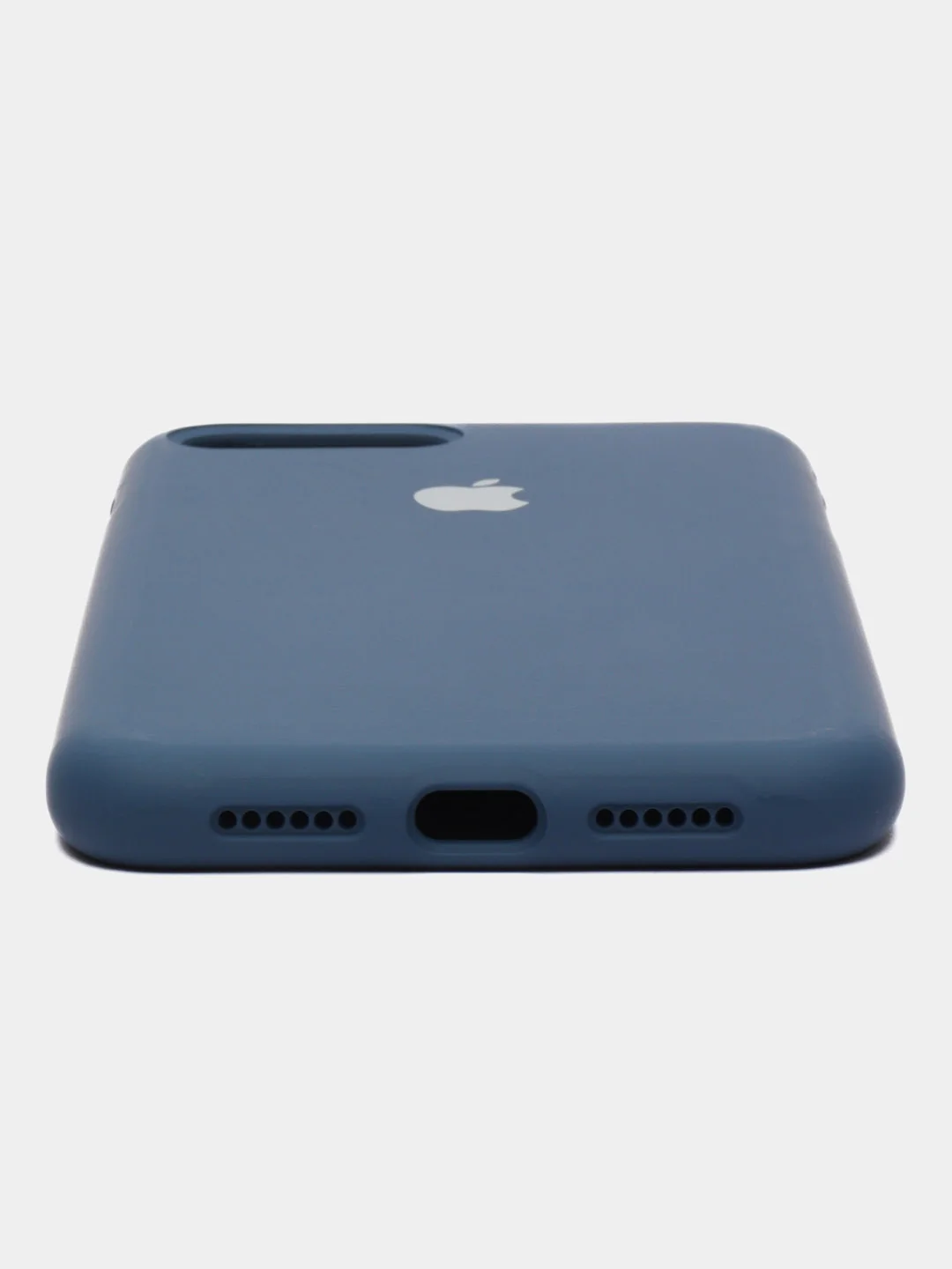 Синий меланж чехол Silicone Case для iPhone 7 Plus / 8 Plus