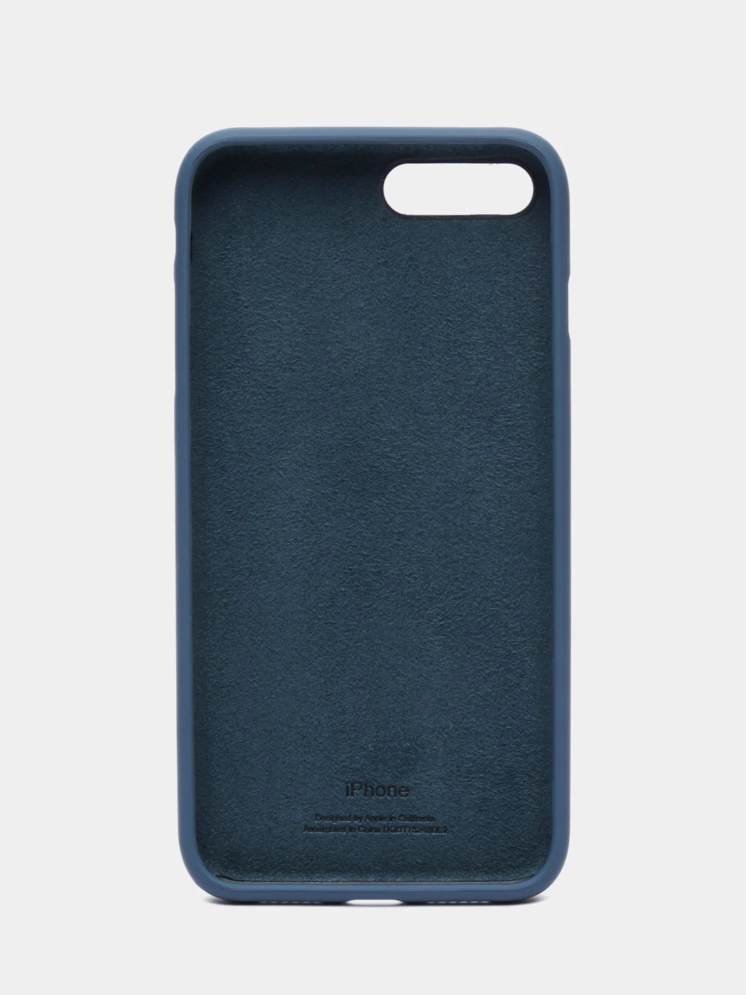 Синий меланж чехол Silicone Case для iPhone 7 Plus / 8 Plus