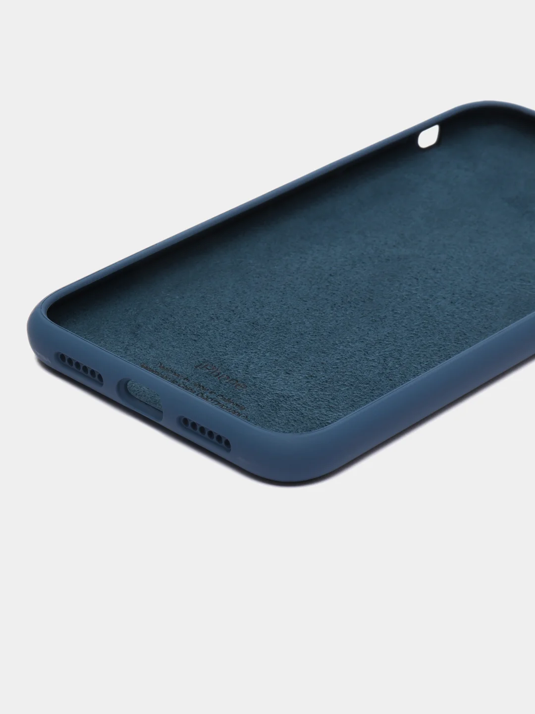 Синий меланж чехол Silicone Case для iPhone 7 Plus / 8 Plus