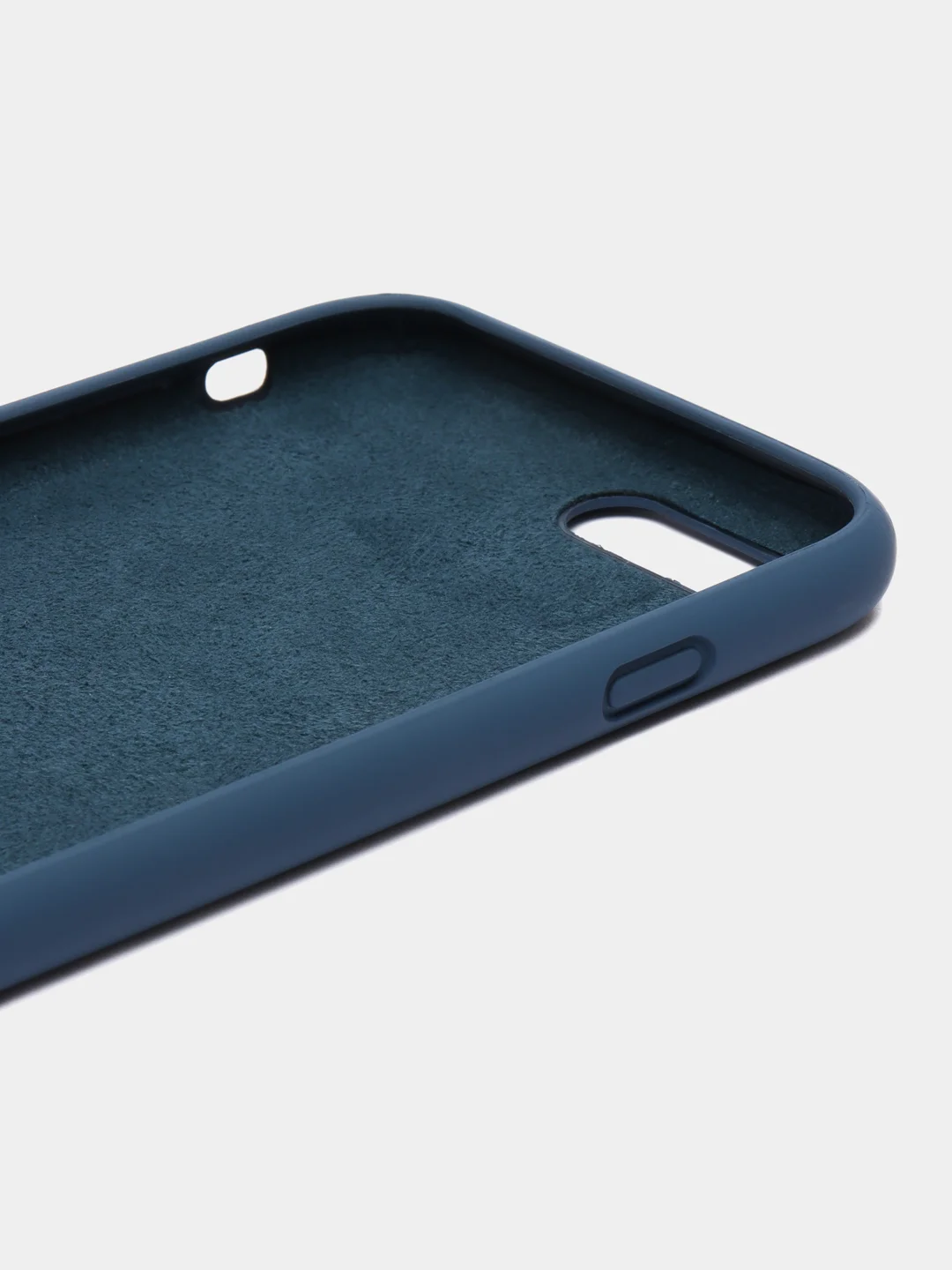 Синий меланж чехол Silicone Case для iPhone 7 Plus / 8 Plus
