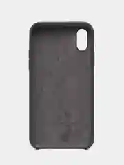 Угольный чехол Silicone Case для iPhone X/XS