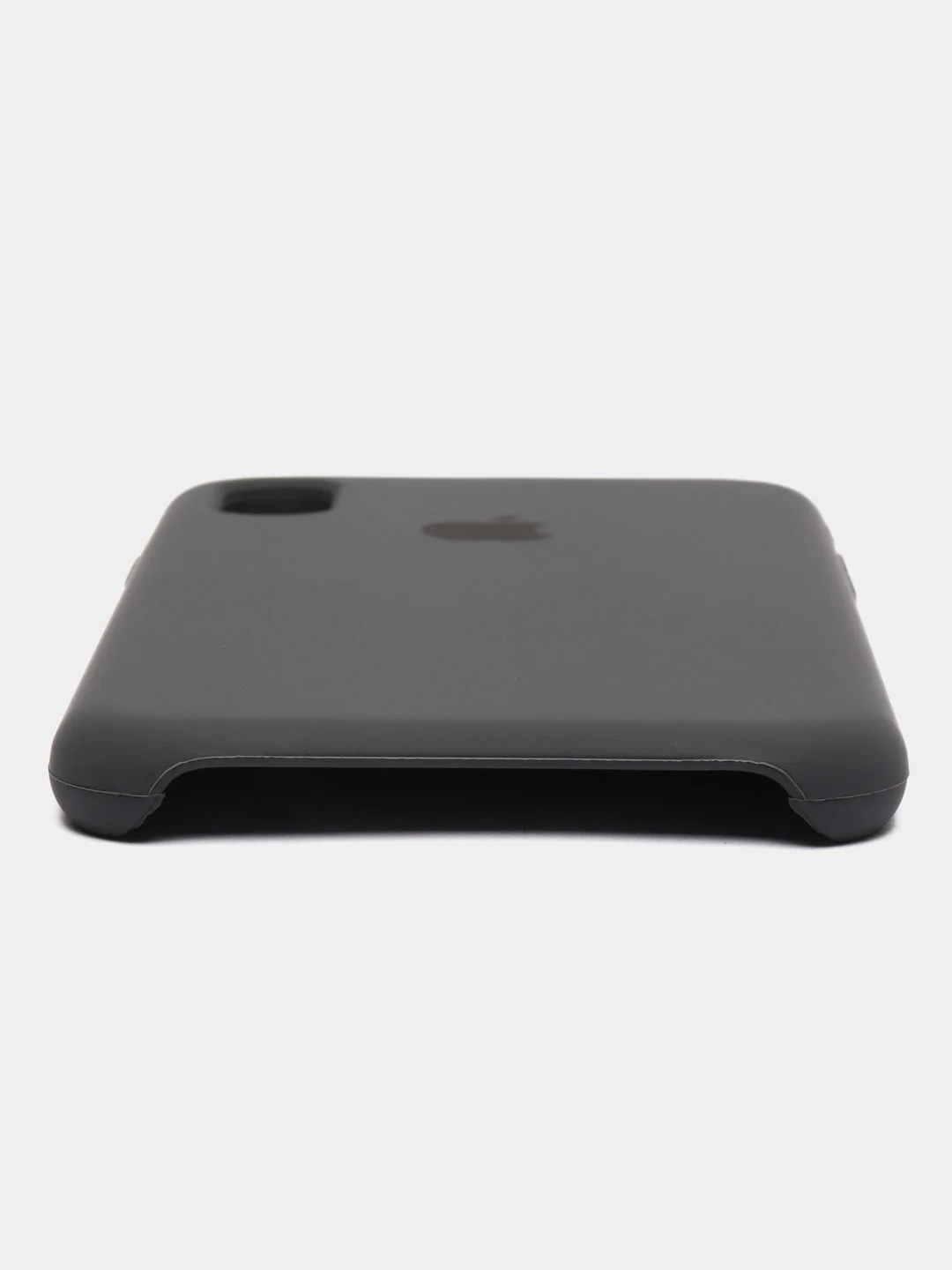 Угольный чехол Silicone Case для iPhone X/XS
