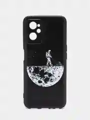 Мятный силиконовый чехол для Realme 9i / OPPO A96, с принтом, с рисунком (Реалми 9 ай / Оппо А96)