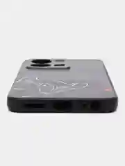 Песочный хаки силиконовый чехол для Vivo Y35 4G, с принтом, с рисунком (Виво у35 4г)
