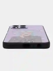 Пурпурный силиконовый чехол для Honor X8 4G, с принтом, с рисунком (Хонор Х8 4 Джи)