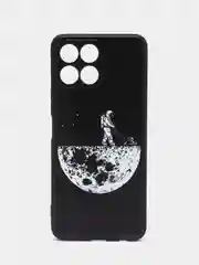 Мятный силиконовый чехол для Honor X8 4G, с принтом, с рисунком (Хонор Х8 4 Джи)