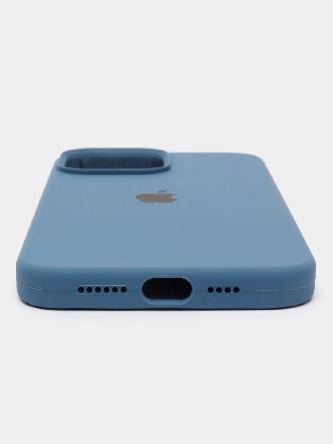 Синий меланж чехол на iPhone X / XS, 11, 12 / 12 Pro, 12 Pro Max, 13, 13 Pro, 13 Pro Max
