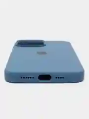 Синий меланж чехол на iPhone X / XS, 11, 12 / 12 Pro, 12 Pro Max, 13, 13 Pro, 13 Pro Max