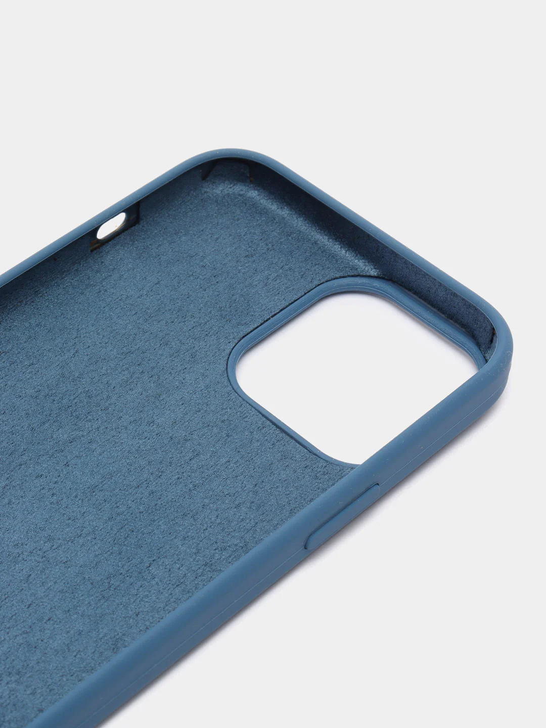 Синий меланж чехол на iPhone X / XS, 11, 12 / 12 Pro, 12 Pro Max, 13, 13 Pro, 13 Pro Max