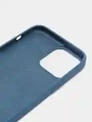 Синий меланж чехол на iPhone X / XS, 11, 12 / 12 Pro, 12 Pro Max, 13, 13 Pro, 13 Pro Max
