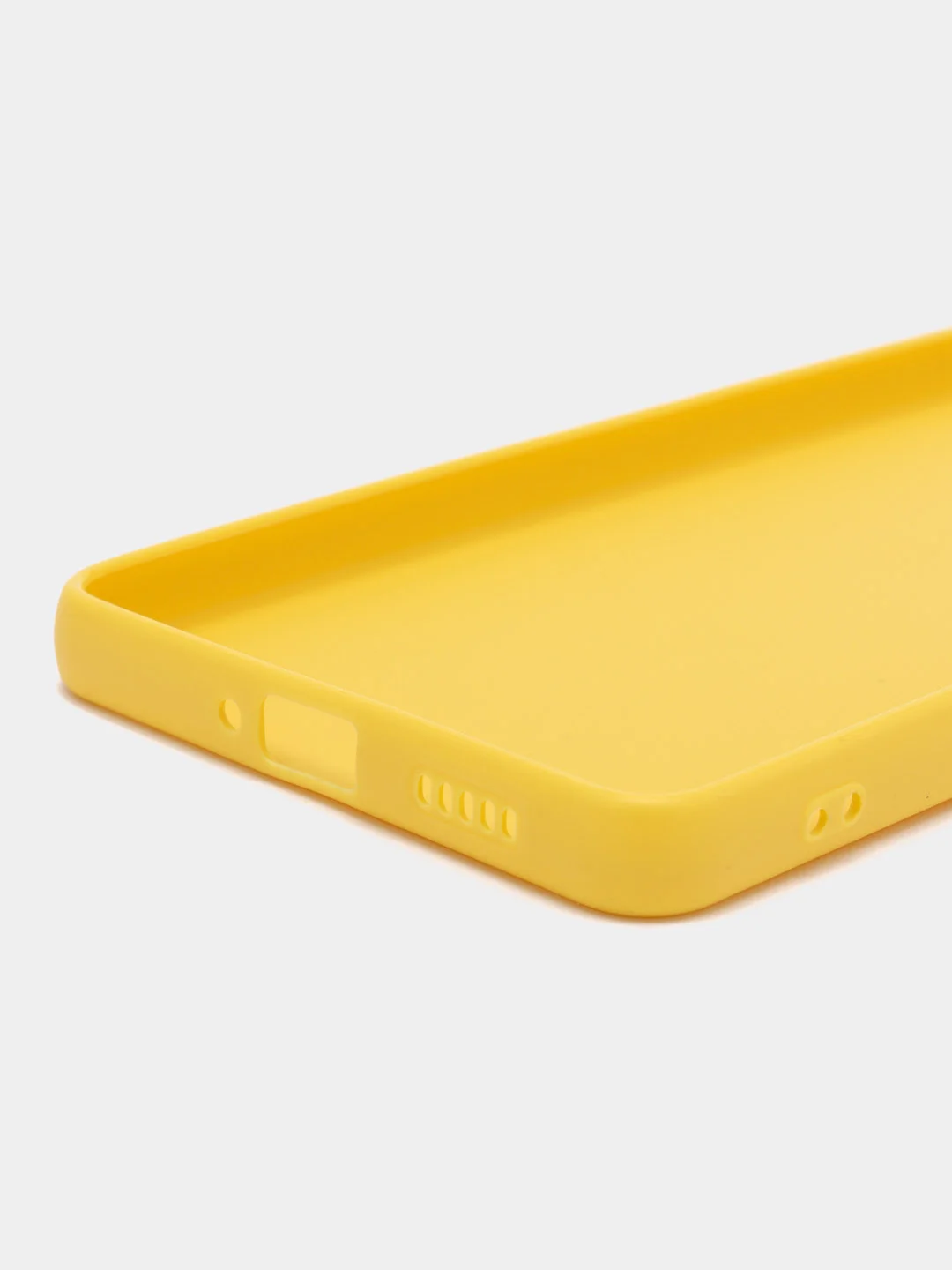 Желтый чехол BROSCORP для Xiaomi Poco X5 Pro 5G матовый силиконовый тонкий, бортик вокруг камер