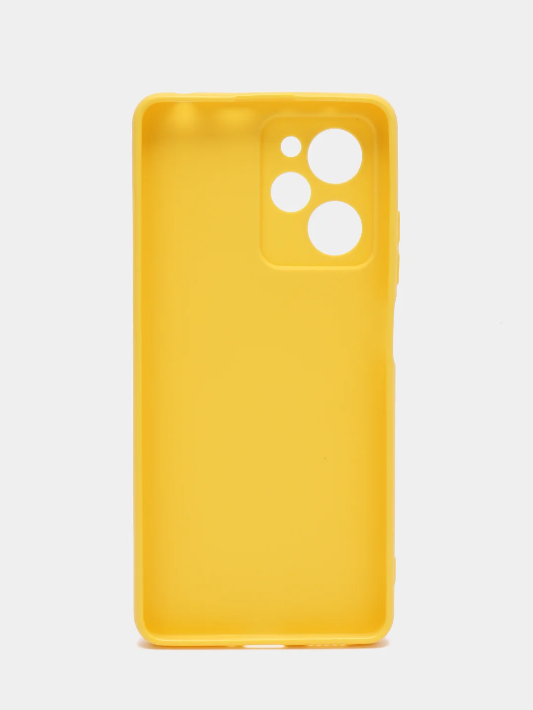 Желтый чехол BROSCORP для Xiaomi Poco X5 Pro 5G матовый силиконовый тонкий, бортик вокруг камер