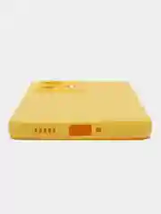 Желтый чехол BROSCORP для Xiaomi Poco X5 Pro 5G матовый силиконовый тонкий, бортик вокруг камер