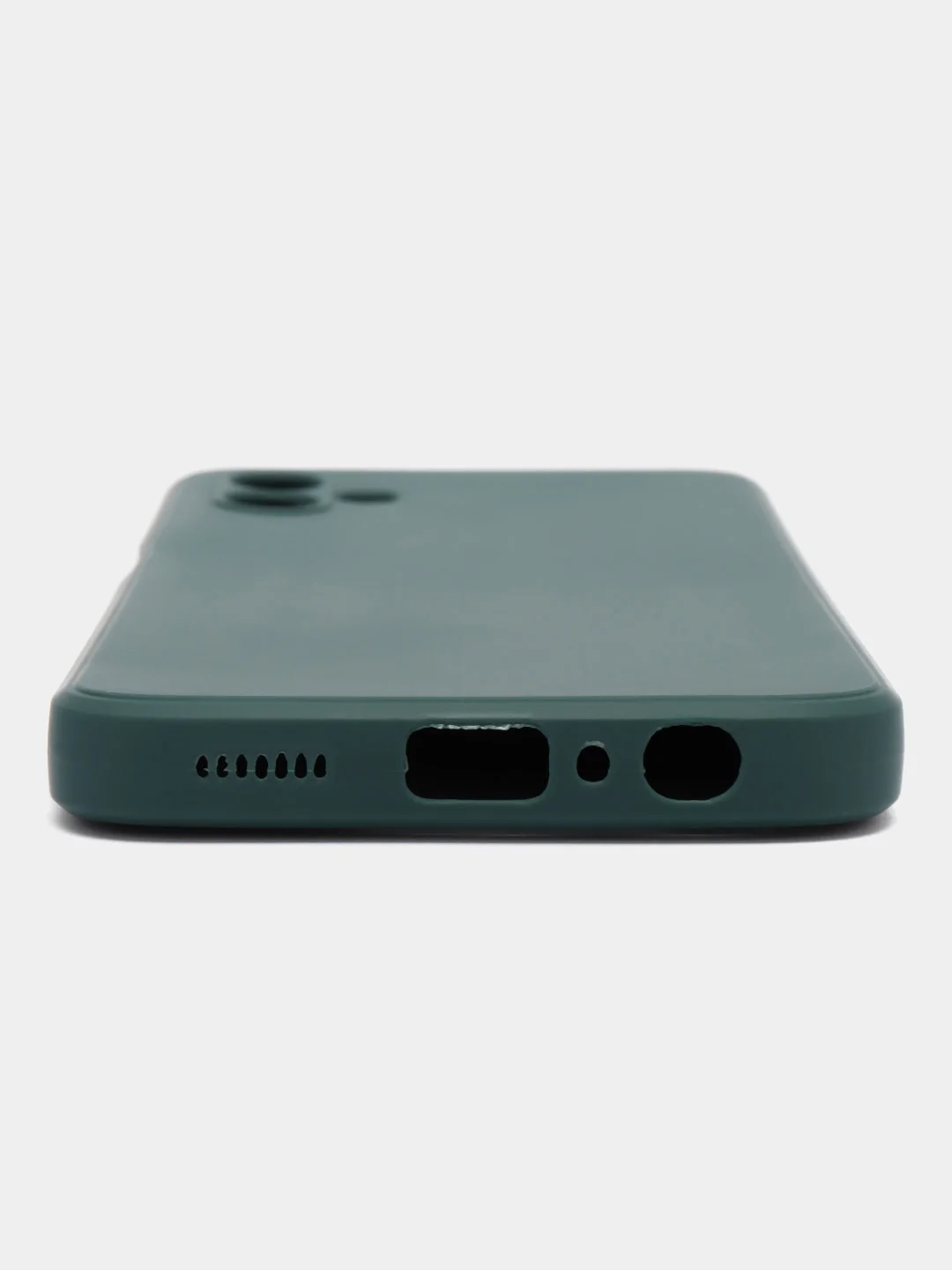 Зеленый чехол ROSCO для Samsung Galaxy A04, матовый, силиконовый, бортик вокруг камер