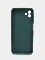 Зеленый чехол ROSCO для Samsung Galaxy A04, матовый, силиконовый, бортик вокруг камер