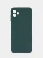Зеленый чехол ROSCO для Samsung Galaxy A04, матовый, силиконовый, бортик вокруг камер