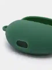 Тёмно-зелёный чехол на Huawei FreeBuds 5i для беспроводных наушников КАРТОФАН силиконовый, матовый, тонкий