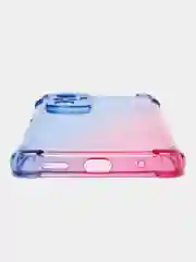 Синий противоударный чехол для Xiaomi Redmi Note 10 Pro силиконовый ROSCO с усиленными углами