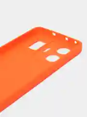 Оранжевый чехол для Realme GT Neo 5 5G, Gt3 (Реалми Джити нео 5), силиконовый, c защитой камеры