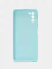 Голубой силиконовый чехол на Honor 10X Lite ( Хонор 10Х Лайт) защита камеры