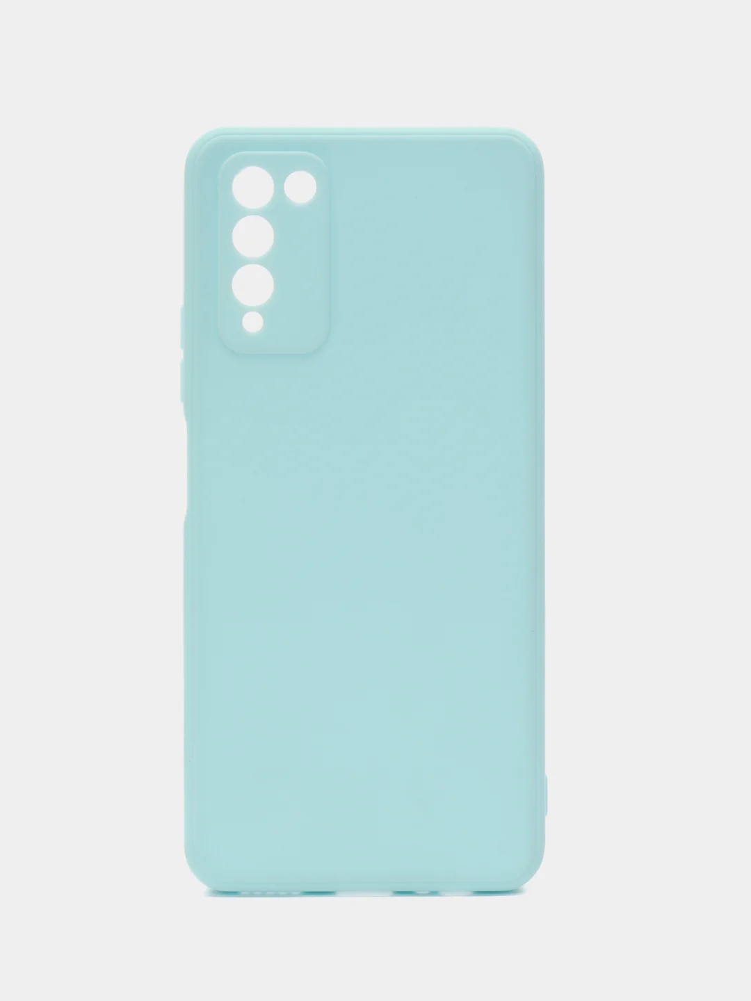 Голубой силиконовый чехол на Honor 10X Lite ( Хонор 10Х Лайт) защита камеры