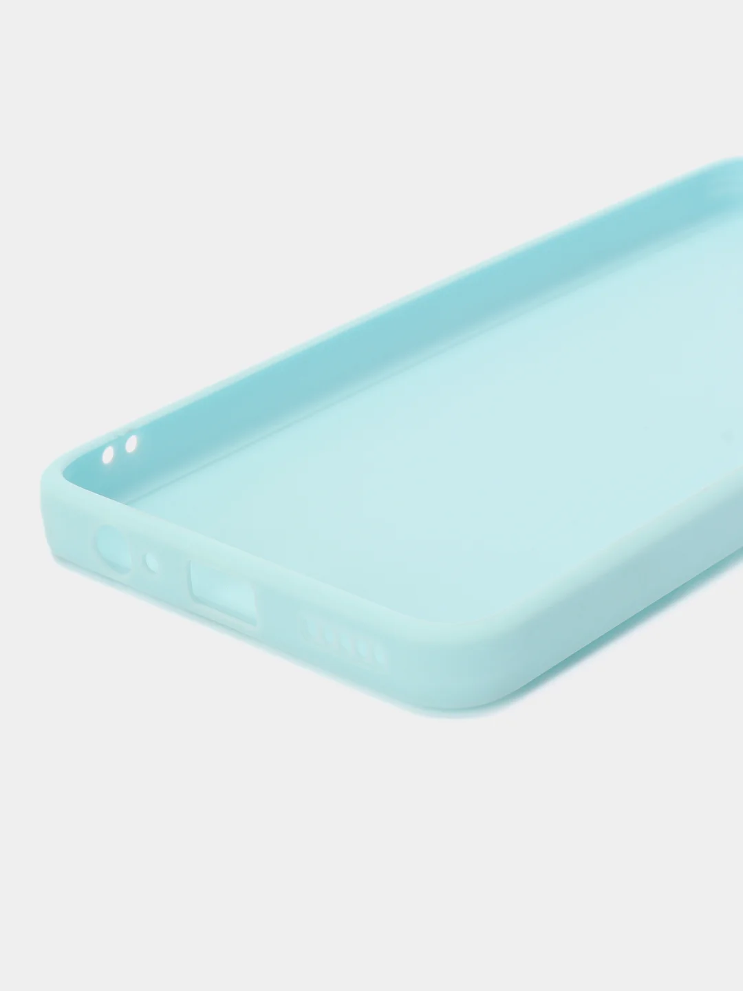 Голубой силиконовый чехол на Honor 10X Lite ( Хонор 10Х Лайт) защита камеры