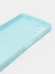 Голубой силиконовый чехол на Honor 10X Lite ( Хонор 10Х Лайт) защита камеры