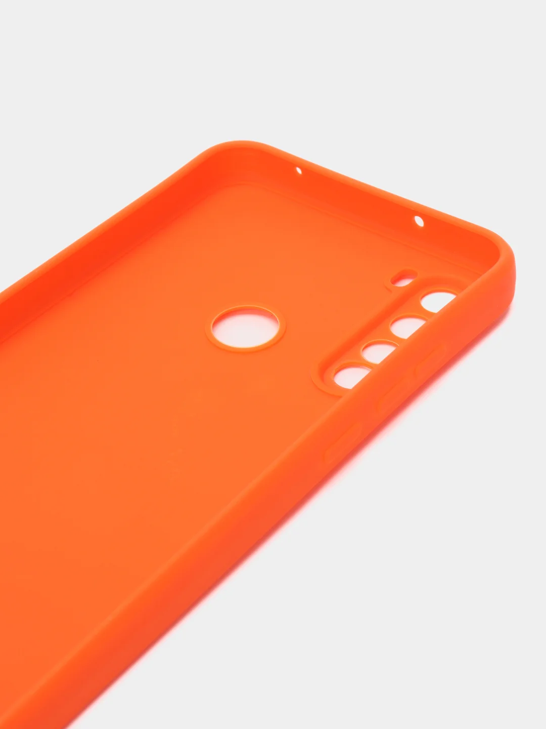 Оранжевый силиконовый чехол для Xiaomi Redmi Note 8T (Сяоми Редми Нот 8Т)
