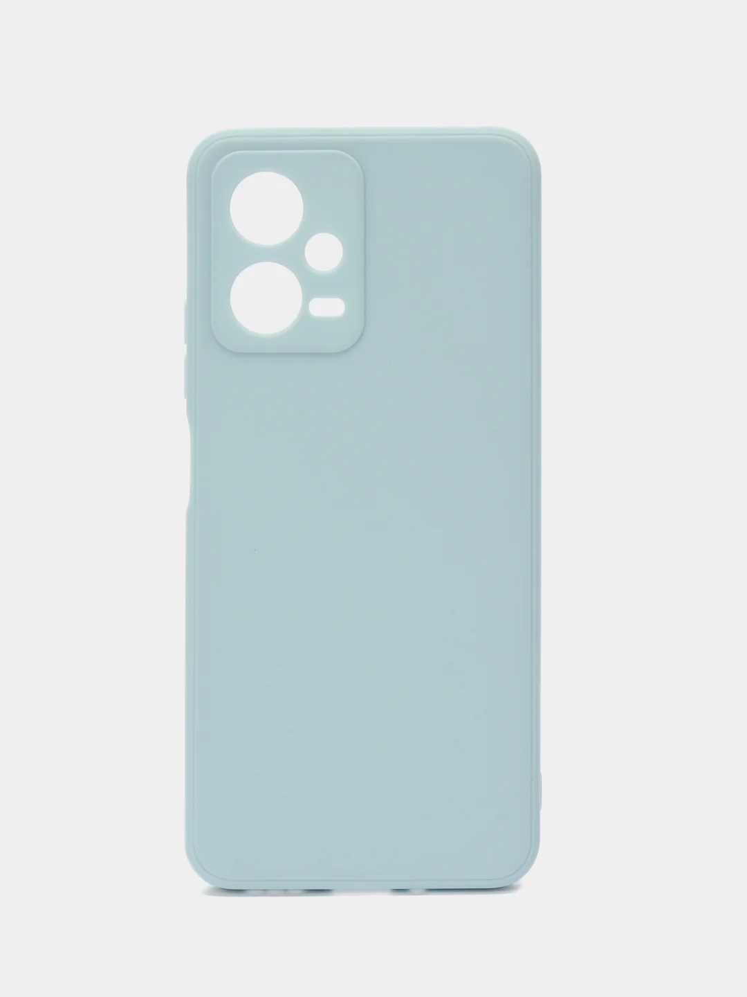 Светло-синий чехол для Poco X5 5G (Поко Х5), X5 Pro (Поко Х5 Про), силиконовый, прозрачный