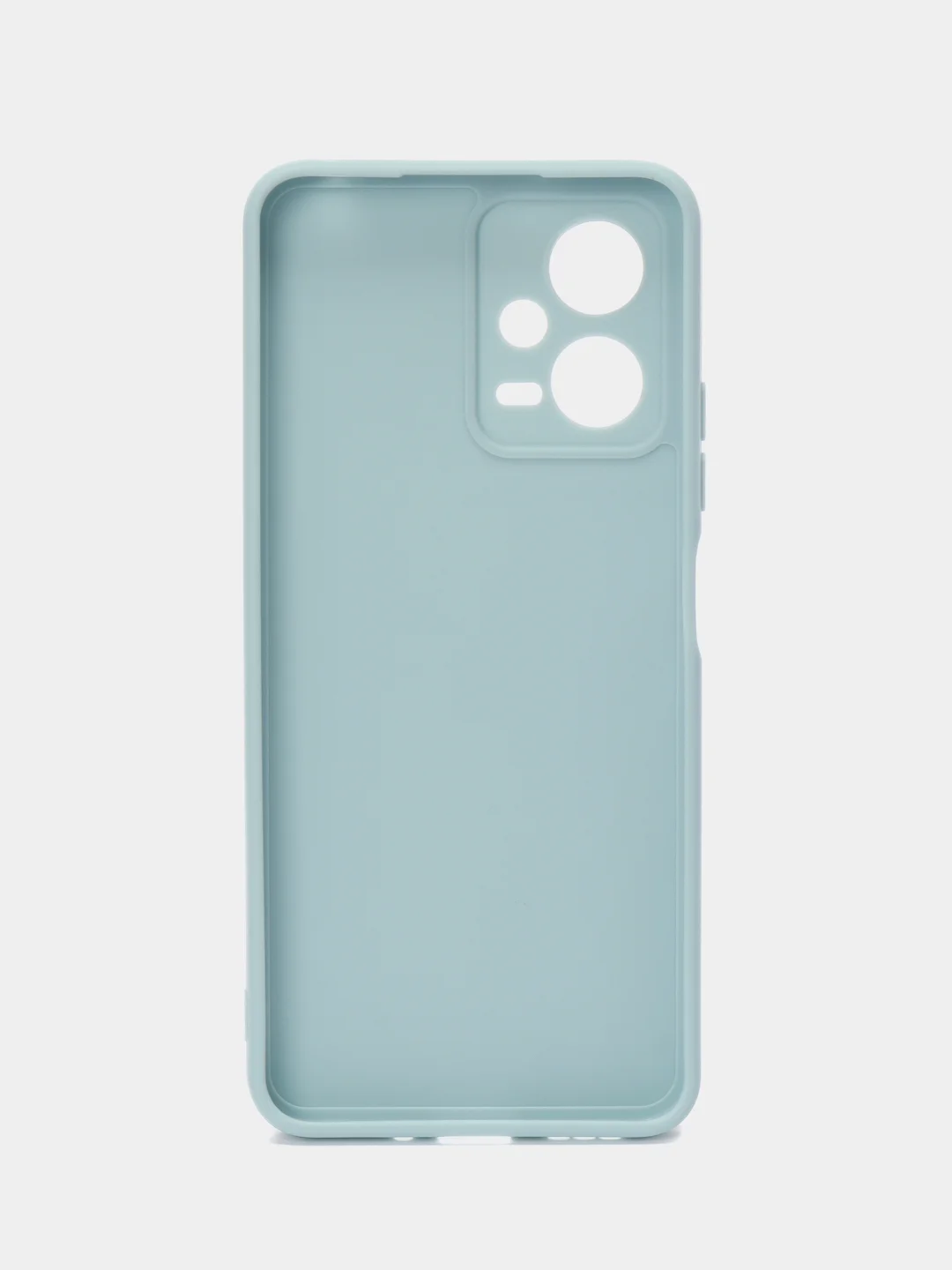 Светло-синий чехол для Poco X5 5G (Поко Х5), X5 Pro (Поко Х5 Про), силиконовый, прозрачный