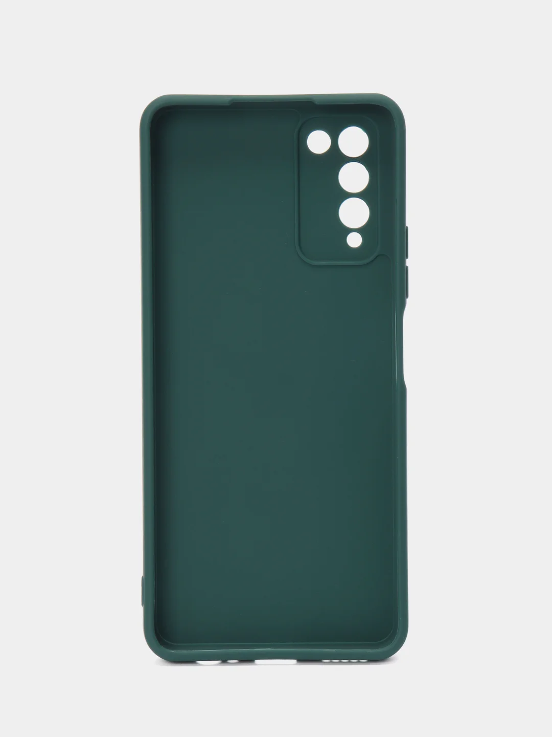 Тёмно-зелёный силиконовый чехол на Honor 10X Lite ( Хонор 10Х Лайт) защита камеры