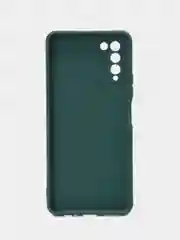 Тёмно-зелёный силиконовый чехол на Honor 10X Lite ( Хонор 10Х Лайт) защита камеры