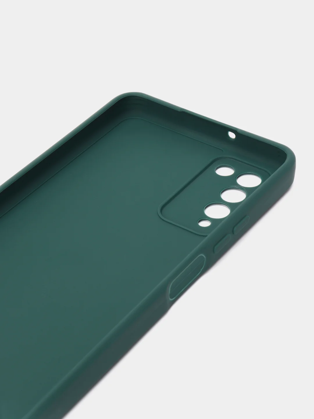 Тёмно-зелёный силиконовый чехол на Honor 10X Lite ( Хонор 10Х Лайт) защита камеры