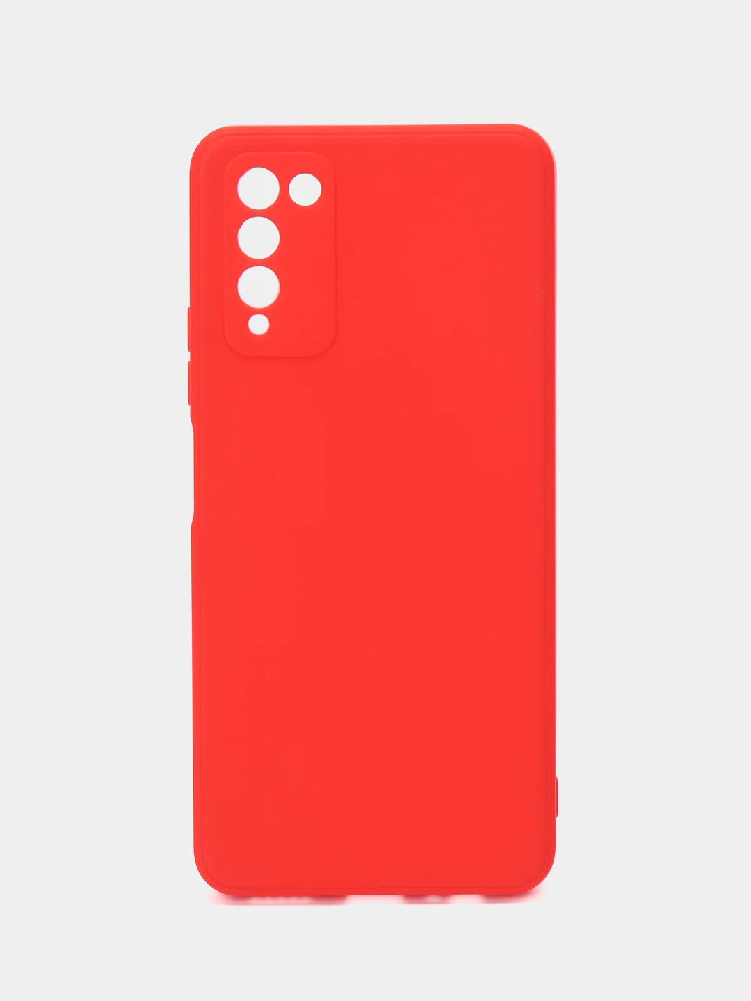Красный силиконовый чехол на Honor 10X Lite ( Хонор 10Х Лайт) защита камеры