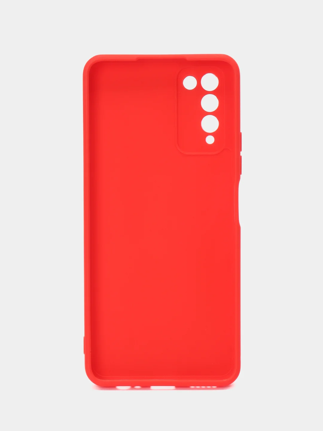 Красный силиконовый чехол на Honor 10X Lite ( Хонор 10Х Лайт) защита камеры