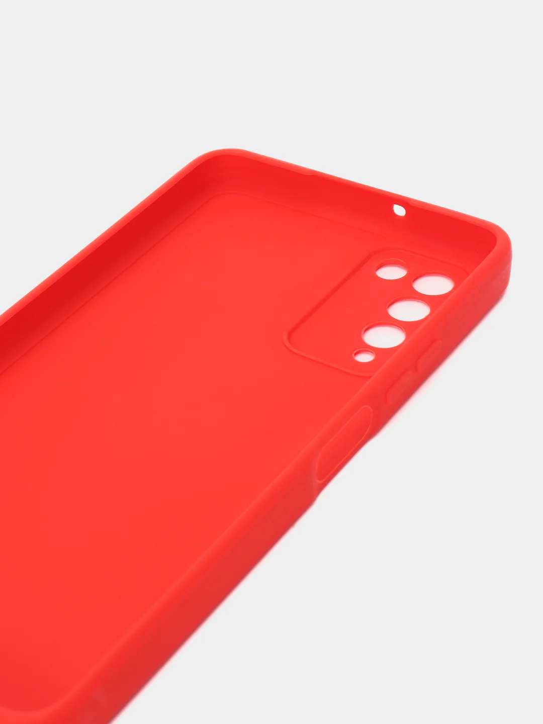 Красный силиконовый чехол на Honor 10X Lite ( Хонор 10Х Лайт) защита камеры