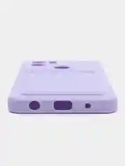 Сиреневый чехол Xiaomi Redmi A2+ / A1+ Plus / Poco C51 (А1 А2 Плюс/Поко С51), с карманом для карт