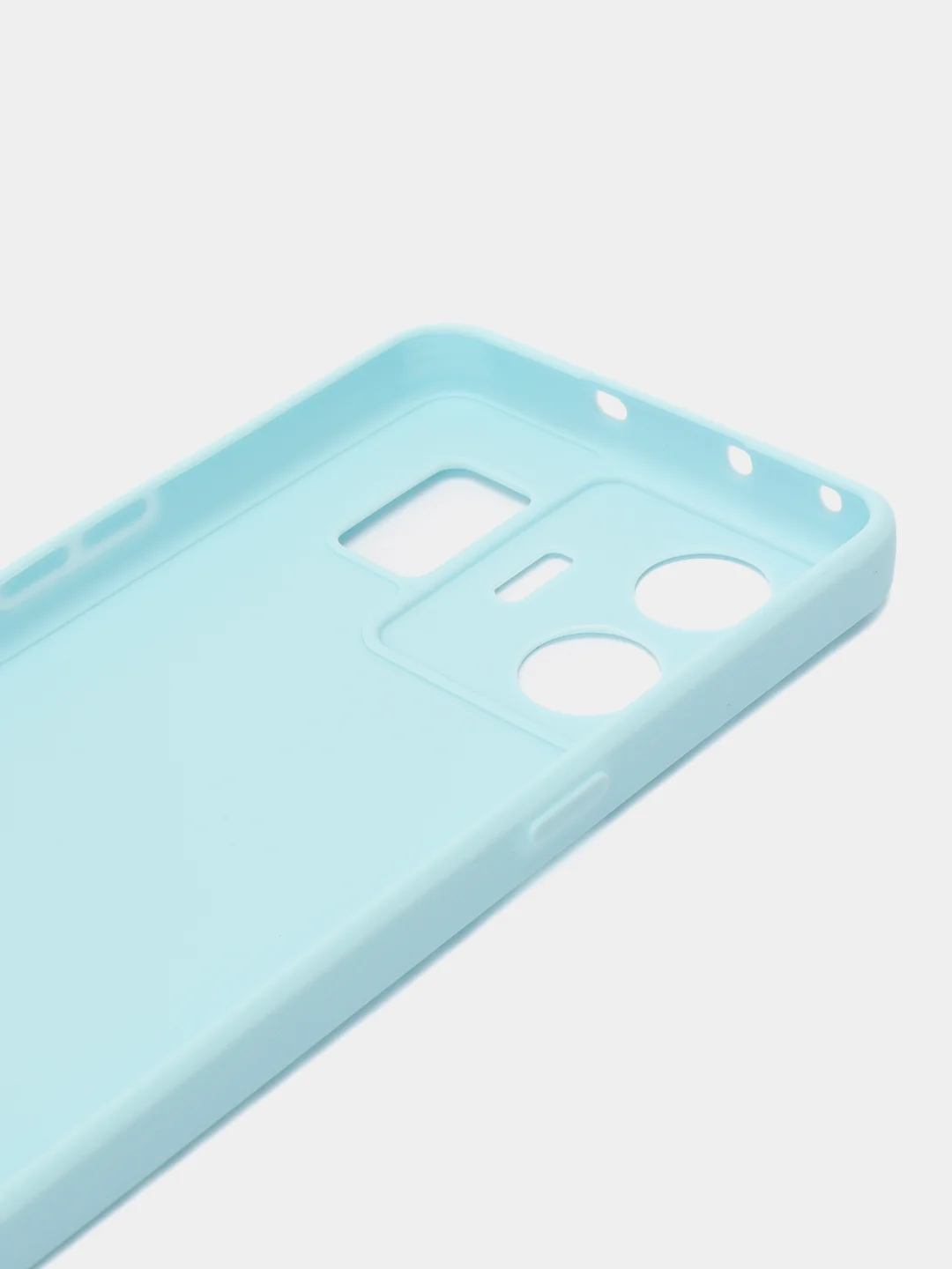 Голубой чехол для Realme GT Neo 5 5G, Gt3 (Реалми Джити нео 5), силиконовый, c защитой камеры
