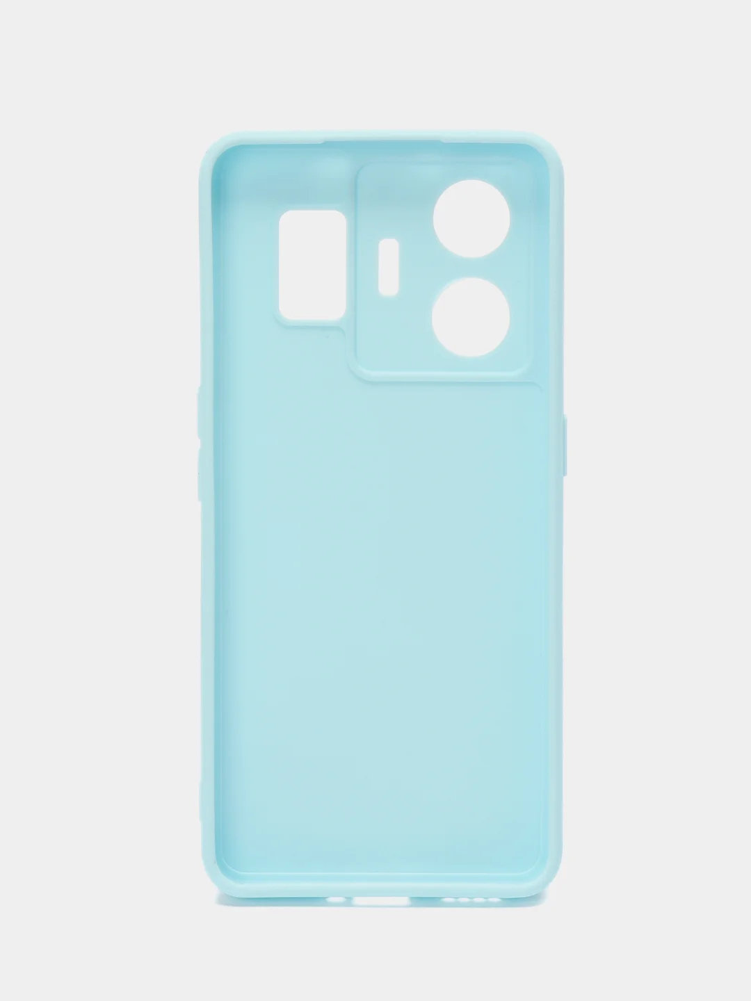 Голубой чехол для Realme GT Neo 5 5G, Gt3 (Реалми Джити нео 5), силиконовый, c защитой камеры