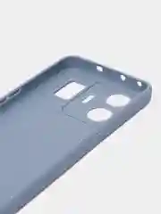 Синий меланж чехол для Realme GT Neo 5 5G, Gt3 (Реалми Джити нео 5), силиконовый, c защитой камеры
