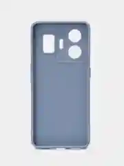 Синий меланж чехол для Realme GT Neo 5 5G, Gt3 (Реалми Джити нео 5), силиконовый, c защитой камеры