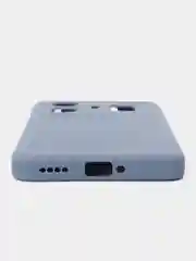 Синий меланж чехол для Realme GT Neo 5 5G, Gt3 (Реалми Джити нео 5), силиконовый, c защитой камеры